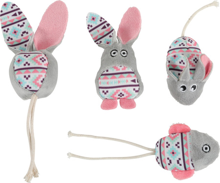 Zolux Zabawka dla kota królik KALI kol. szary 11,5 cm