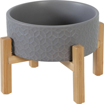 ZOLUX Miska ceramiczna dla psa KERAMO SOLO kol. szary 700 ml