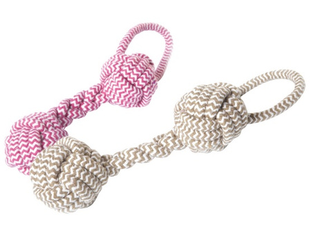 Dingo Zabawka dla psa - Kość z rączką beżowa