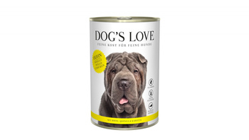 DOG'S LOVE Huhn - kurczak z gruszką, komosą ryżową i marchewką (400g)