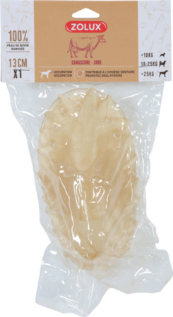 Zolux Przysmak dla psa But ze skóry bydlęcej do gryzienia 13 cm