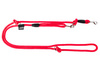 CHABA Smycz linka regulowana - 6mm x 138/260cm czerwona