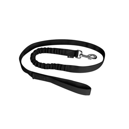 CHABA Smycz taśma z amortyzatorem 16 czarna