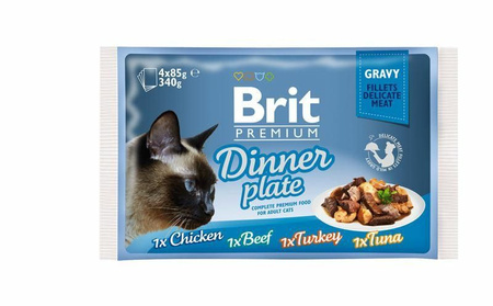 BRIT PREMIUM KOT sasz.4x85 DINNER PLATE GRAVY FILLET