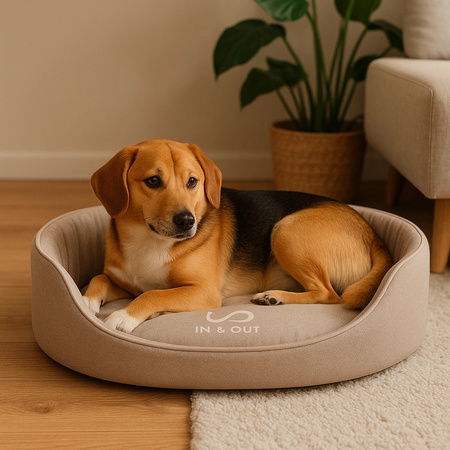 Zolux Legowisko dla psa IN and OUT 60 cm kol. brązowy 60x44x17 cm