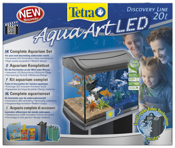 *- Tetra AquaArt LED Goldfish anthr. 20 L
