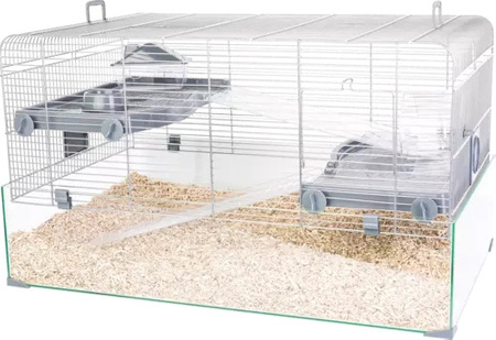 ZOLUX Klatka dla małych gryzoni Panas Colour 80 kol. szary