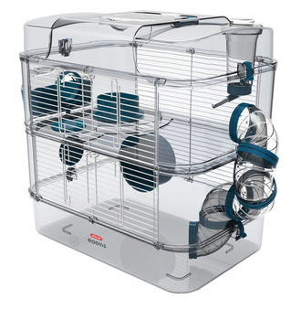 ZOLUX Klatka dla chomika, myszki RODY 3 DUO kol. niebieski