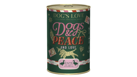 DOG'S LOVE Winter Menu Ente - Kaczka z jabłkami i żurawinami (400g)