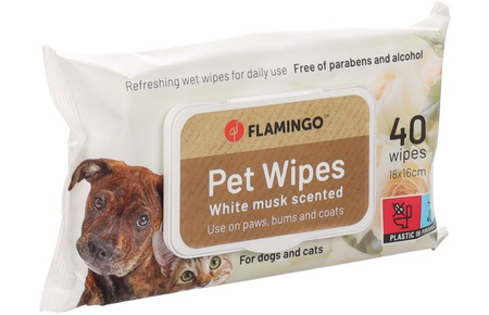 FLAMINGO CHUSTECZKI PIEL. PIŻMO 18x16cm 40szt