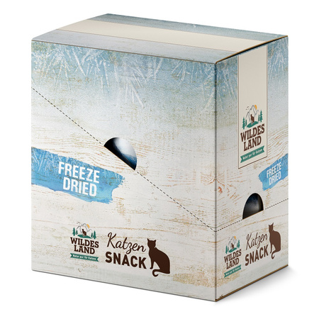 WILDES LAND CAT Weissfisch - liofilizowane przysmaki z białych ryb dla kotów (16g)