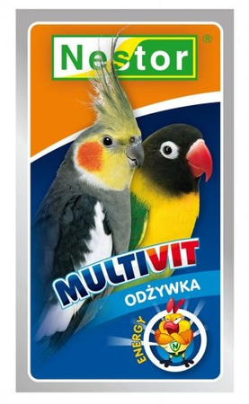 Nestor Odżywka dla średnich papug Multivit