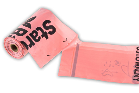 STARCHBAG Kompostowalne BIOworki na odchody 63 rolki x 15szt, kol. zielony