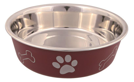 TX-25243 MISKA METALOWA Z PLASTIKOWĄ      POWŁOKĄ 0,75l  17cm   /4