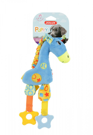Zolux Zabawka pluszowa dla szczeniaka żyrafa PUPPY 19,5x5x29,5 cm niebieska