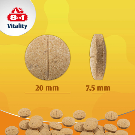 8in1 Vitality Multiwitaminy dla dorosłych psów 70tb
