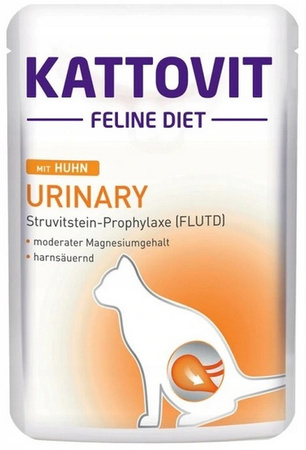 Kattovit Feline Diet Urinary kurczak saszetka 85g