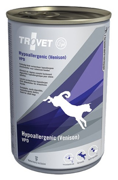 Trovet VPD Hypoallergenic Dziczyzna dla psa puszka 400g