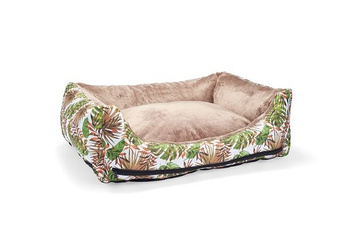 BIMBAY KANAPA KROPKA LIŚCIE BEŻ 1 65x50