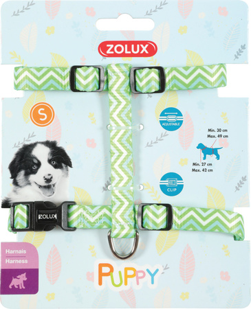 Zolux Szelki dla szczeniąt Puppy PIXIE 13 mm kol. zielony