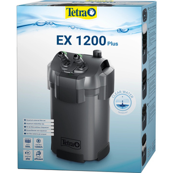 Tetra Filtr zewnętrzny EX 1200 Plus, akwarium 200-500L, wydajna filtracja