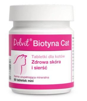 DOLFOS Biotyna mini dla kotów 90 tabl Wysyłka 24h