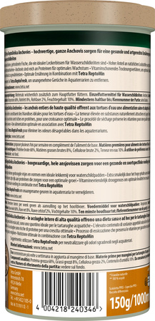 TETRA Anchovies 1L 12 CE, pokarm dla żółwi wodnych z anchois