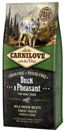 Carnilove Dog Duck & Pheasant Adult - kaczka i bażant 1,5kg