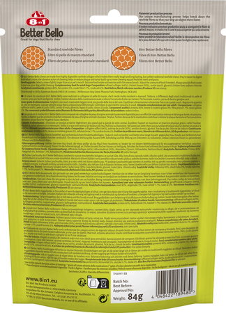 8IN1 Przysmak dla psa BetterBello kość XS kolagen delikatny żołądek kurczak