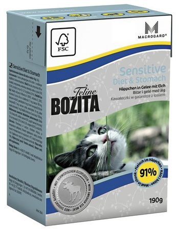 Bozita Feline Diet & Stomach - Sensitive 190g /16 2064