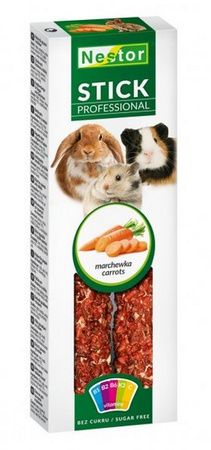 Nestor Kolba Gryzoń Professional marchewka 2szt