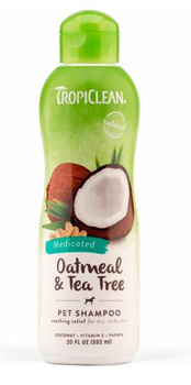 TROPICLEAN SHAMPOO OATMEAL&TEA TREE 355ml