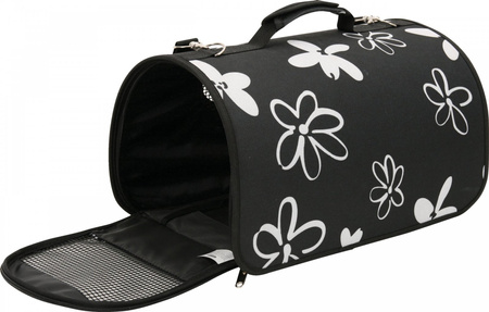 Zolux Torba transportowa dla psa i kota FLOWER średnia czarna