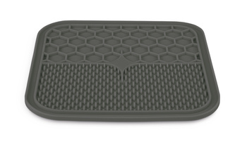 ZOLUX Mata silikonowa do lizania dla psa i kota M duża szara 21 x21 cm