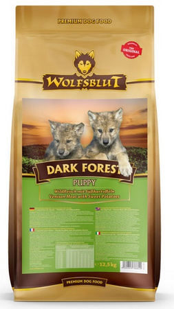 Wolfsblut Dog Puppy Dark Forest - dziczyzna i bataty 12,5kg