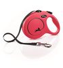 FLEXI Smycz automatyczna dla psa New Classic L taśma 8 m czerwona