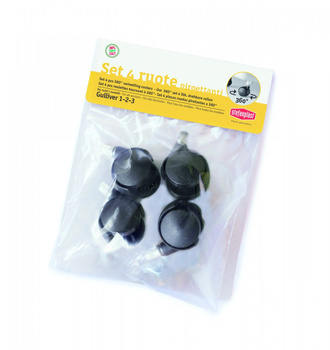 ZOLUX Zestaw 4 kółek do transportu Gulliver IATA 1,2,3