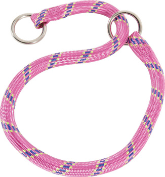 Zolux Obroża nylonowa dla psa sznur dławiąca 65 cm kol. różowy