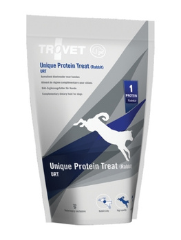 TROVET PIES 125g URT królik UNIQUE  PROTEIN TREAT RABBIT przekąska /6