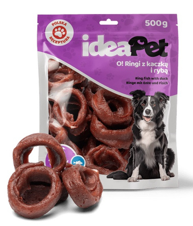IdeaPet Ringi z kaczką i rybą 500g