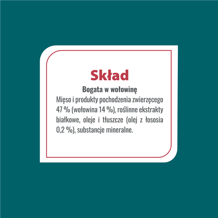 Karma mokra dla psa PUPIL Prime  bogata w wołowinę 400 g