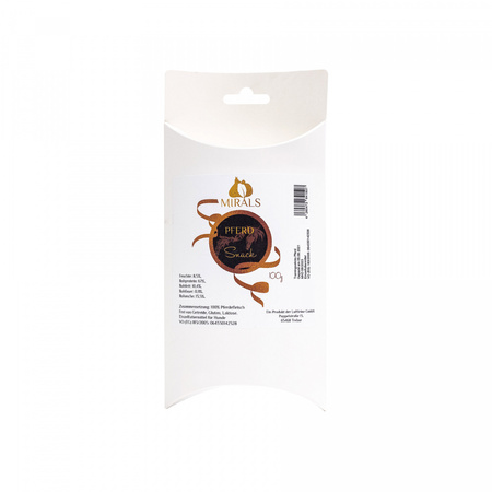 MIRALS Pferd Snack - przysmaki treningowe z mięsa koniny (100g)