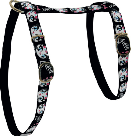 Zolux Szelki dla kota nylonowe LADYCAT 10 mm kol. czarny