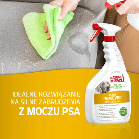 NATURES MIRACLE Płyn do usuwania plam i zapachu moczu pies URINE 946ml