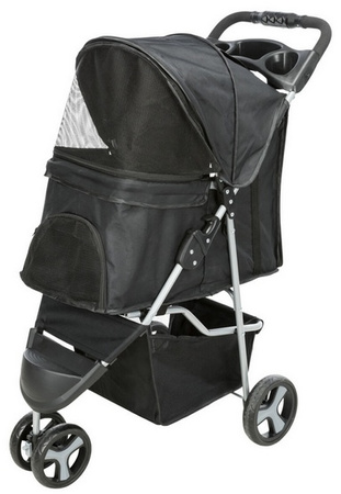 Trixie Wózek dla zwierząt 47x100x80cm czarny [TX-28958]