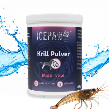 ICEPAW Krill Pulver – kryl arktyczny w proszku dla psa (400g)