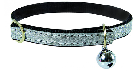 Zolux Obroża dla połyskująca kota 30 cm kol. czarny