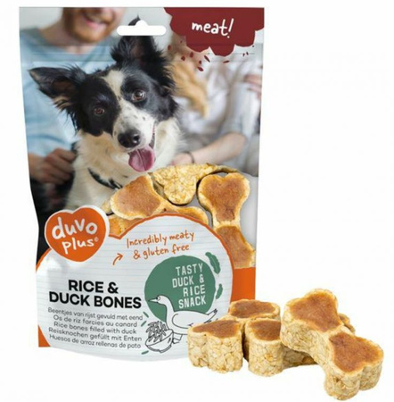 DUVO+ PRZYSMAK DLA PSA 140g RICE BONES DUCK