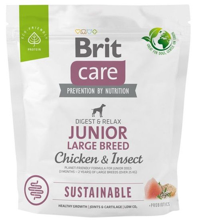 BRIT CARE PIES 1kg JUNIOR LARGE CHICKEN & INSECT SUSTAINABLE*