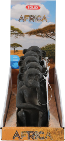 Zolux Ozdoba do akwarium małpa zasłaniająca usta AFRICA 4,7x6,3x10,3 cm